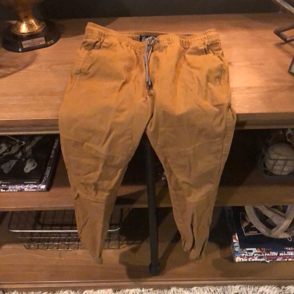 Khaki Jogger w/ Drawstring